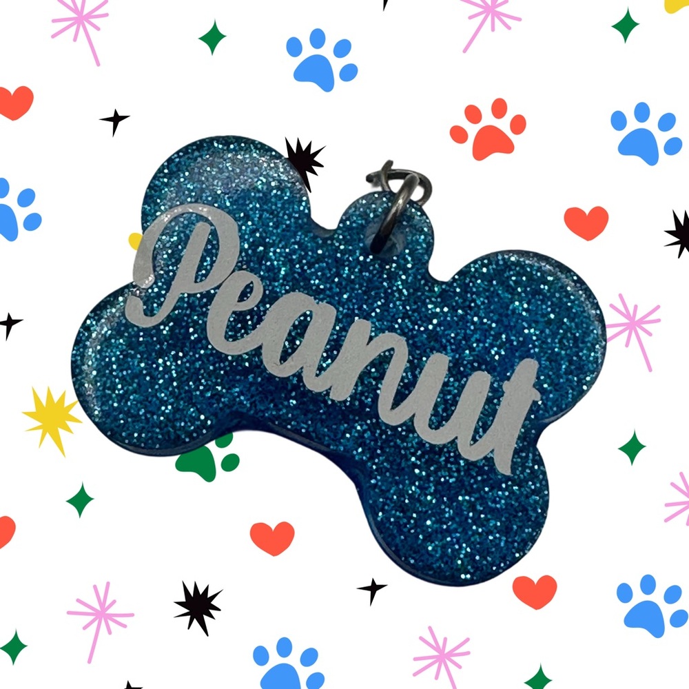 CUSTOMIZABLE RESIN PET TAGS